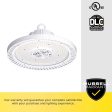 Hubbell Round LED High Bay 200W 28,000Lm 4000K & 18in Diffuse Acrylic Reflector Discount