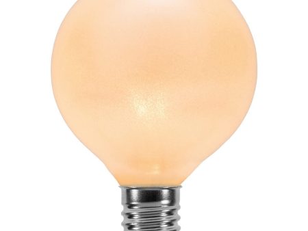 7W G50 Transparent Pearl White E17 Intermediate Triple Dip Globe Light For Discount