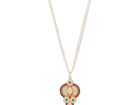 Designer Traditional India Rajasthani Basra Pearl Necklace with Earrings Online