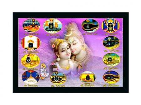 Generic Shiva Photo Painting with Synthetic Photo Frame (Multicolor) Supply