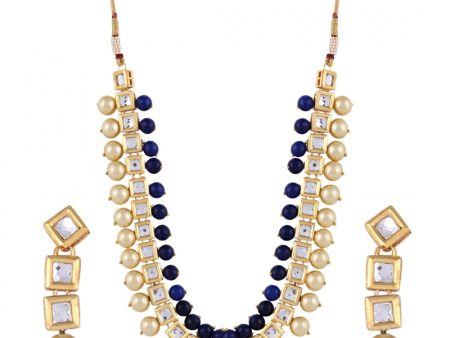 Fashion Jewelry Kundan Pearl Stylish Fancy Wedding Party Wear Jewellery Set Cheap