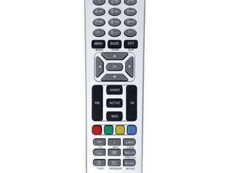 Generic Set Top Box Remote Without Recording Feature, Compatible With Dish TV Zenega_4 DTH Remote Control_Old Remote Functions Must Be Exactly Same (Color:Multi) Discount