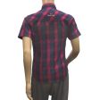 Generic Mens Cotton Casual Men Shirts (Blue, Purple, M) Sale