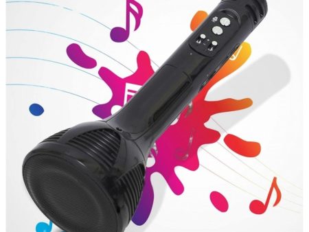 Generic Plastic Handheld MultiFunction Mic With Microphone Speaker (Black) For Sale