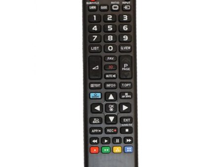 Generic Remote No. URC 122 With Basic Smart And 3D Functions (No Voice Command), Compatible With LG LCD_LED_3D Plasma TV Remote Control (Color:Multi) For Sale