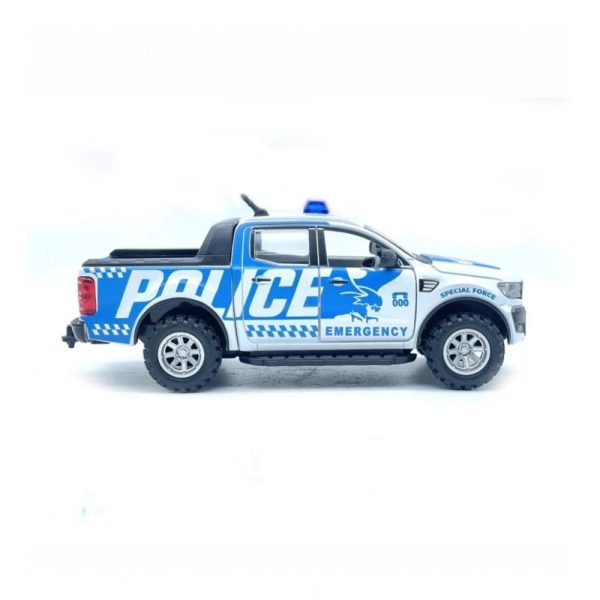 Generic Plastic Police Car For Kids (White) Sale