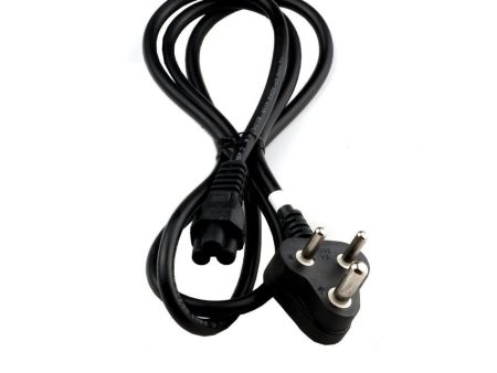 Generic Supreme Quality 1.2 Meter 3Pin Power Cord for Laptop (Black) Hot on Sale