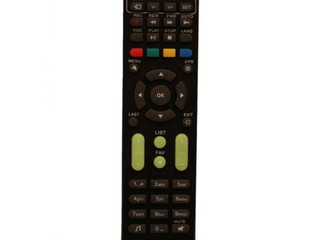 Generic Set Top Box Remote, Compatible With GTPL Hd Set Top Box Remote Control_Old Remote Functions Must Be Exactly Same (Color:Multi) Online now