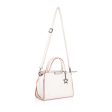 Generic Women s Faux Leather Metal Beads Handbag (White) Online Hot Sale