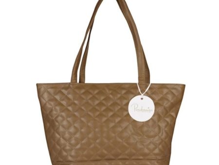 Generic Women s Polyurethane Textured  Shoulder Bag (Light Brown) Hot on Sale