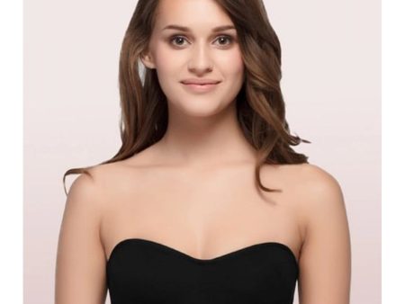 Enamor A019 Women s Cotton Strapless Bra (Black) Discount