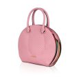 Generic Women s Faux Leather Printed Adjustable Long Belt Handbag (Pink) Fashion