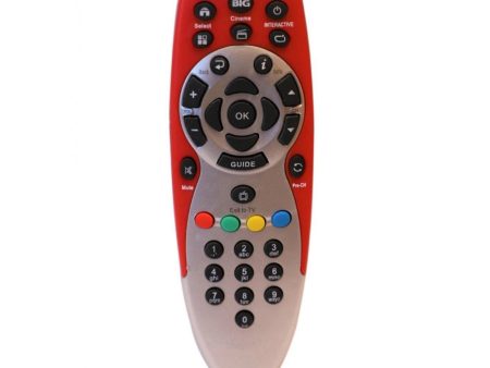 Generic Set Top Box Remote, Compatible With Big TV Set Top Box Remote Control_Old Remote Functions Must Be Exactly Same (Color:Multi) Sale