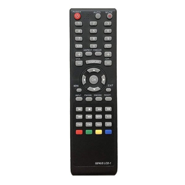 Generic LED LCD Remote No. CH09, Compatible with Micromax LCD LED TV Remote Control (Exactly Same Remote will Only Work) Supply