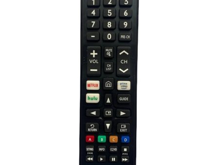 Generic Remote with Netflix Function (No Voice), Compatible for Samsung Smart TV LCD LED Remote Control (Exactly Same Remote will Only Work) For Sale