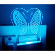 Generic Classic Butterfly AC Adapter Night Lamp For Discount