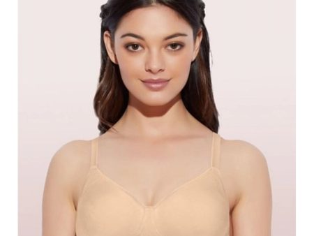 Enamor A042 Women s Cotton Everyday Non Padded And Wirefree Bra (Skin) Online