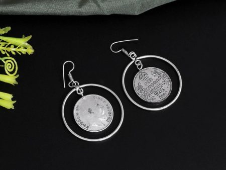 Generic Women s Silver Color Oxidised Earrings Online Hot Sale