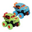 Generic Plastic Friction Powered Monster Truck Push  Go Off Road Car (Assorted) on Sale