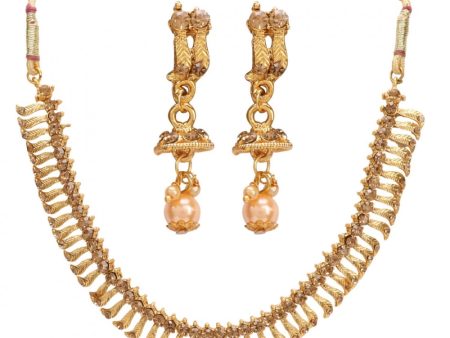 Stylish Gold Plated Necklace Set Fashion