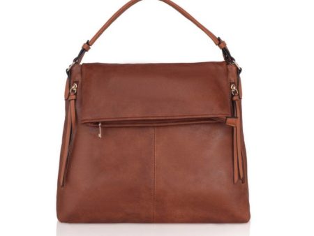 Generic Women s Faux Leather Solid Sling Bag (Brown) Supply