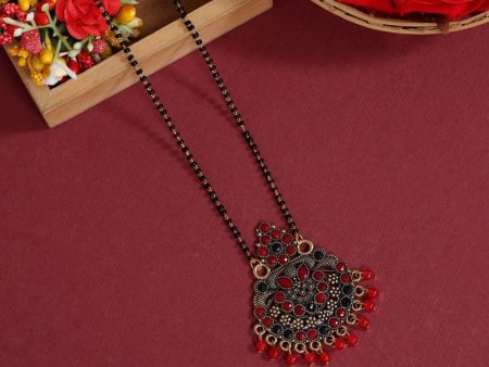 Generic Women s Red Color Mangalsutra on Sale