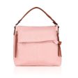 Generic Women s Faux Leather Textured Sling Bag (Pink) Sale