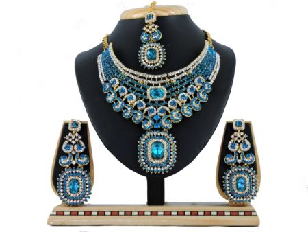 Generic Women s Alloy Necklace set (Turquoise) For Cheap