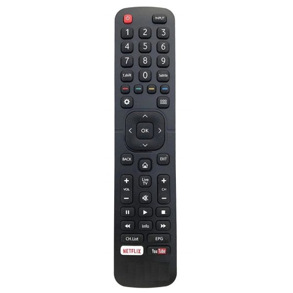 Generic Remote with YouTube and Netflix (No Voice), Compatible with Llyod Smart TV LCD LED Remote (Exactly Same Remote will Only Work) For Sale