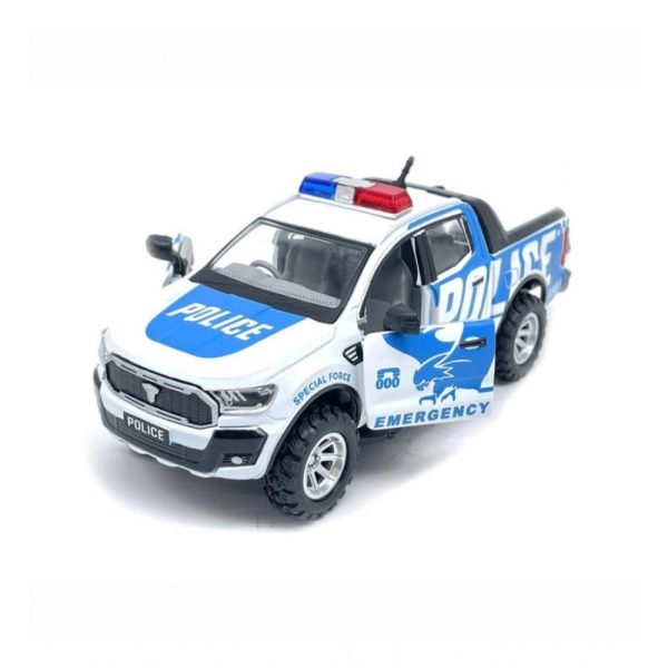 Generic Plastic Police Car For Kids (White) Sale