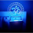 Generic Om Mantra AC Adapter Night Lamp Online now