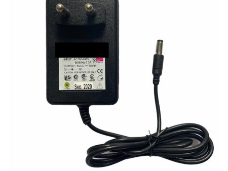 Generic 5V 1A Power Adapter, Power Supply AC Input 100 240 V and Output 5V 1A for Set Top Box_DTH Box, CCTV System, Router, Other Electronics And IT Gadgets with DC Pin (Black) Hot on Sale