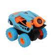 Generic Plastic Friction Powered Monster Truck Push  Go Off Road Car (Assorted) on Sale