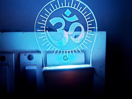 Generic Om Mantra AC Adapter Night Lamp Online now