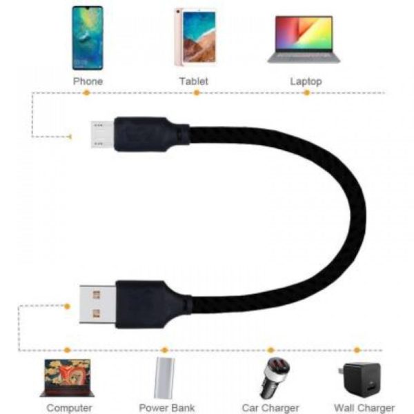 Generic Pack Of_6 Fast Charging Data Cable For Android Smartphones (Color: Assorted) on Sale