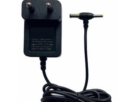 Generic 6V 1A Power Adapter, Power Supply AC Input 100 240 V and Output 6V 1A for Set Top Box_DTH Box, CCTV System, Router, Other Electronics And IT Gadgets with DC And Sony Pin (Black) Sale