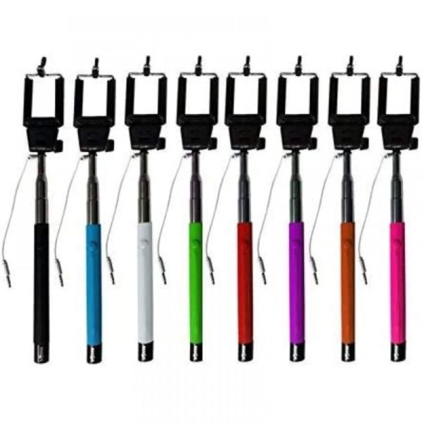 Generic Pack Of_2 Selfie Stick For All Smart Mobile Phone (Color: Assorted) Online now