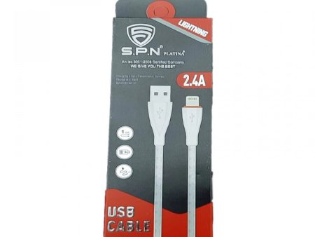 Generic Pack Of_2 Spn Platina 2.4A Usb Cable (Color: Assorted) For Cheap