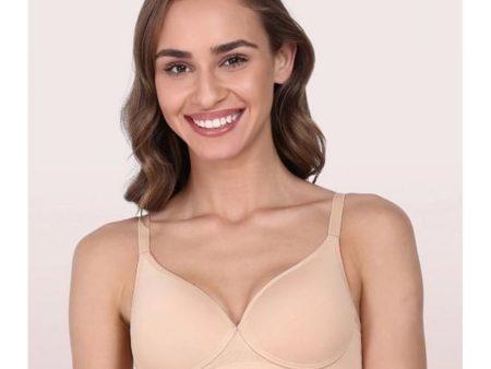 Enamor A039 Women s Cotton Non-Wired & Medium Coverage T-Shirt Bra (Skin) Cheap