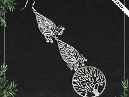 Generic Women s Silver Color Oxidised Maang Tikka Cheap