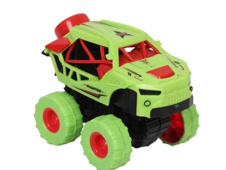 Generic Plastic Friction Powered Monster Truck Push  Go Off Road Car (Assorted) on Sale