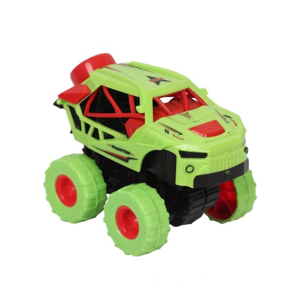 Generic Plastic Friction Powered Monster Truck Push  Go Off Road Car (Assorted) on Sale