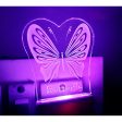 Generic Classic Butterfly AC Adapter Night Lamp For Discount