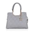 Generic Women s Faux Leather Printed Adjustable Long Belt Handbag (Grey) Online