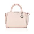 Generic Women s Faux Leather Metal Beads Handbag (Pink) Online Hot Sale