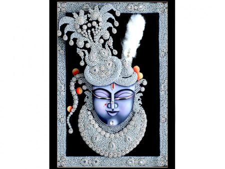 Generic Shrinathji Painting with Synthetic Photo Frame (Multicolor) Online Sale