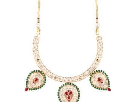 Designer Traditional India Rajasthani Basra Pearl Necklace with Earrings Discount