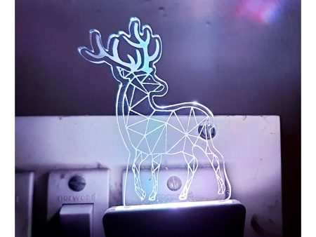 Generic Deer AC Adapter Night Lamp Fashion