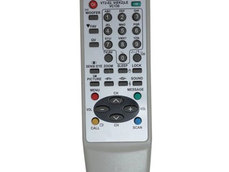 Generic CRT TV Remote No. VT202, Compatible with Videocon CRT TV Remote Control (Exactly Same Remote will Only Work) Supply