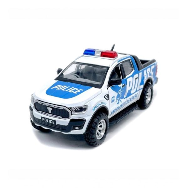 Generic Plastic Police Car For Kids (White) Sale